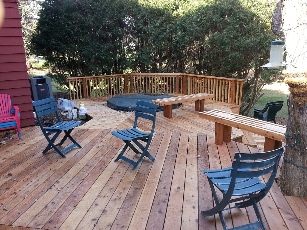 redo pool deck