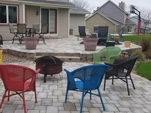 Patio Multi-Level With Furniture