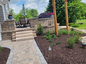 Patio Raised With Pergola